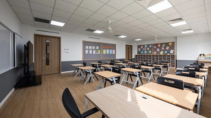 Cơ sở vật chất ở trường cấp 3 Hàn Quốc đầy đủ, hiện đại